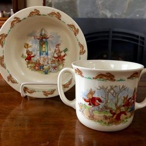 Royal Doulton Bunnykins Bowl and Mug